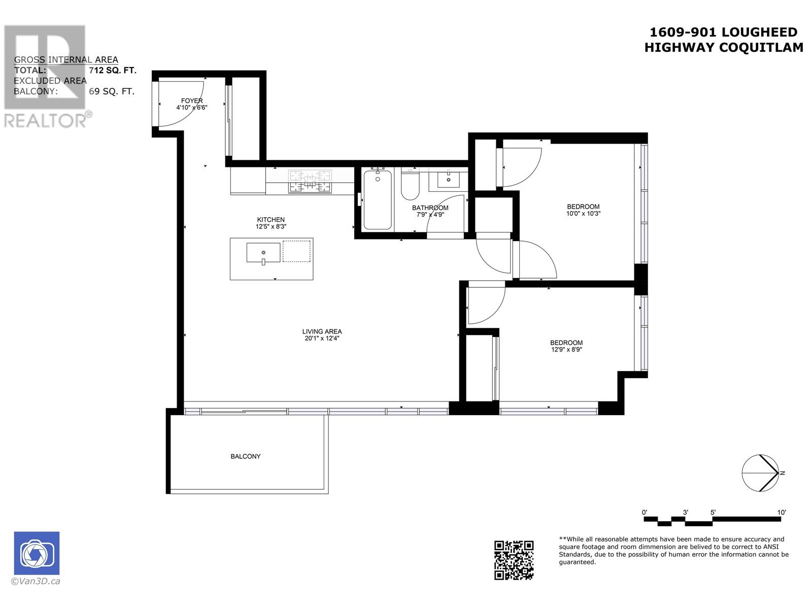 1609 901 Lougheed Highway, Coquitlam, British Columbia  V3K 3T3 - Photo 27 - R2815707