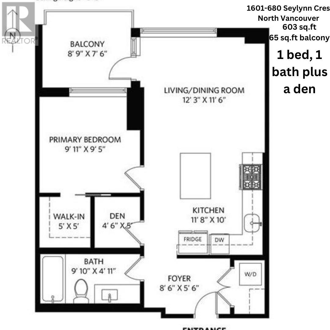 1601 680 Seylynn Crescent, North Vancouver, British Columbia  V7J 0B5 - Photo 13 - R2816403