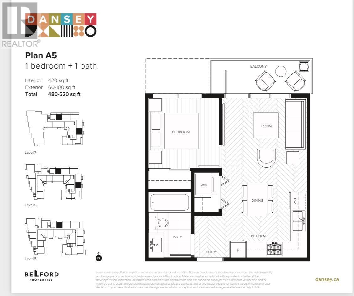 603 599 Dansey Avenue, Coquitlam, British Columbia  V3K 3E9 - Photo 3 - R2817628