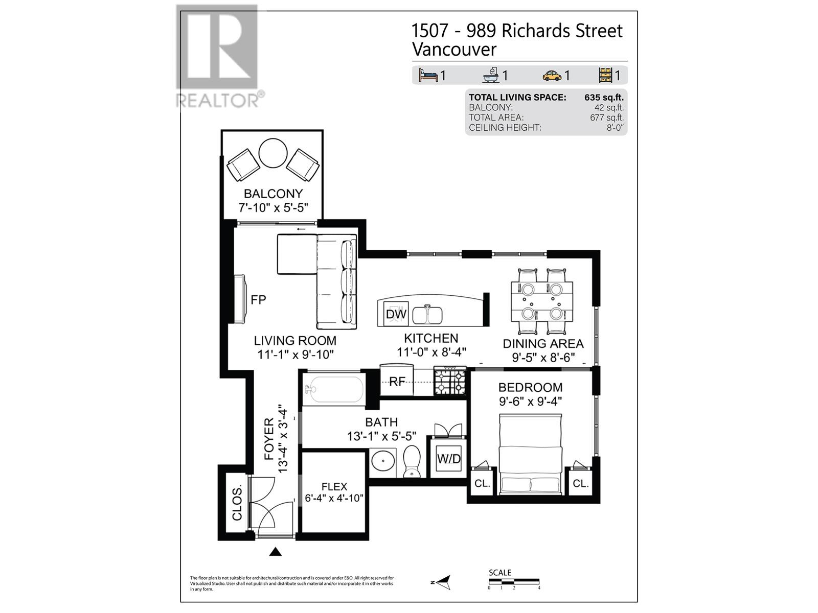 1507 989 Richards Street, Vancouver, British Columbia  V6B 6R6 - Photo 31 - R2817957