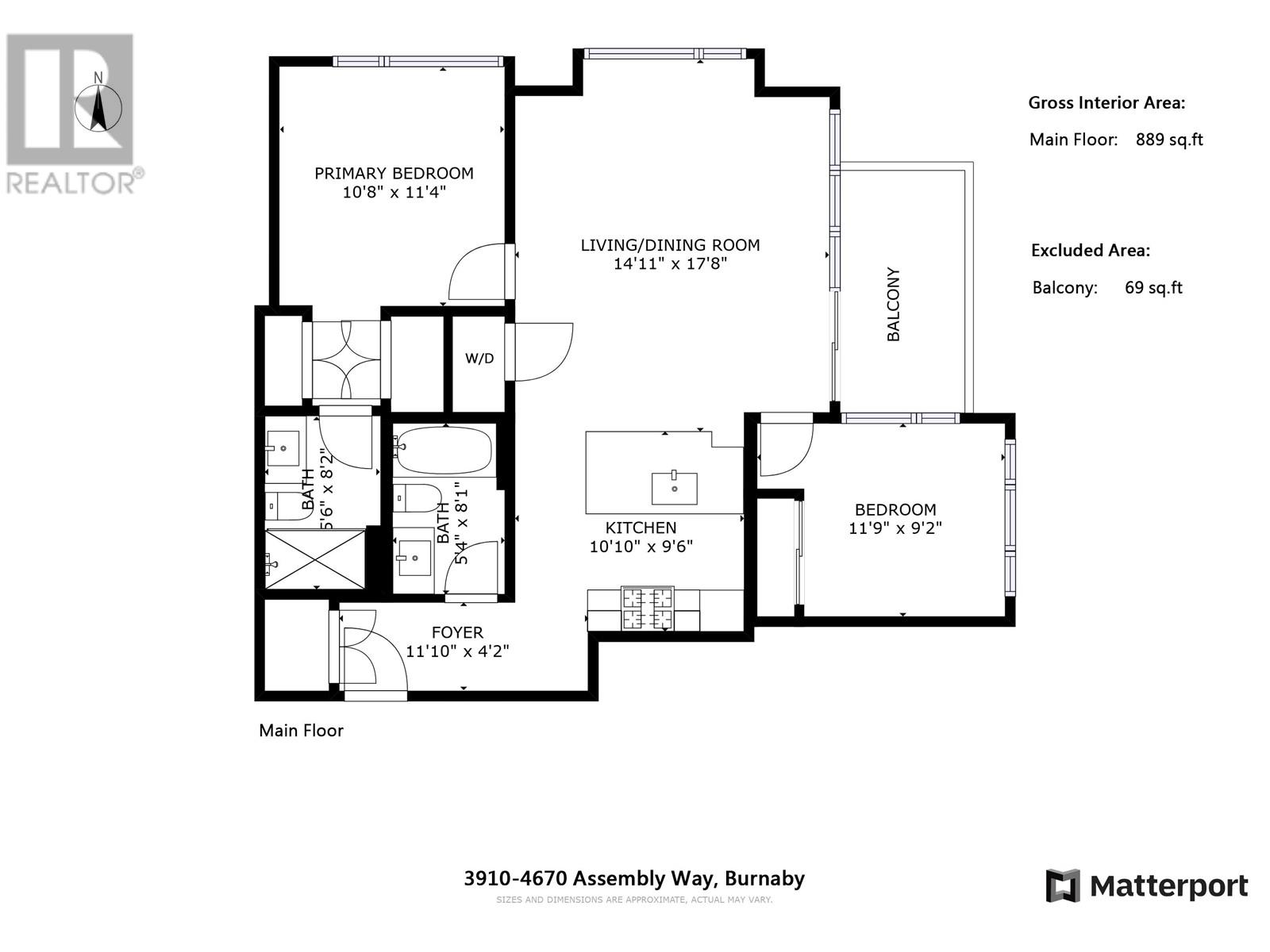 3910 4670 Assembly Way, Burnaby, British Columbia  V5H 0H3 - Photo 25 - R2816782