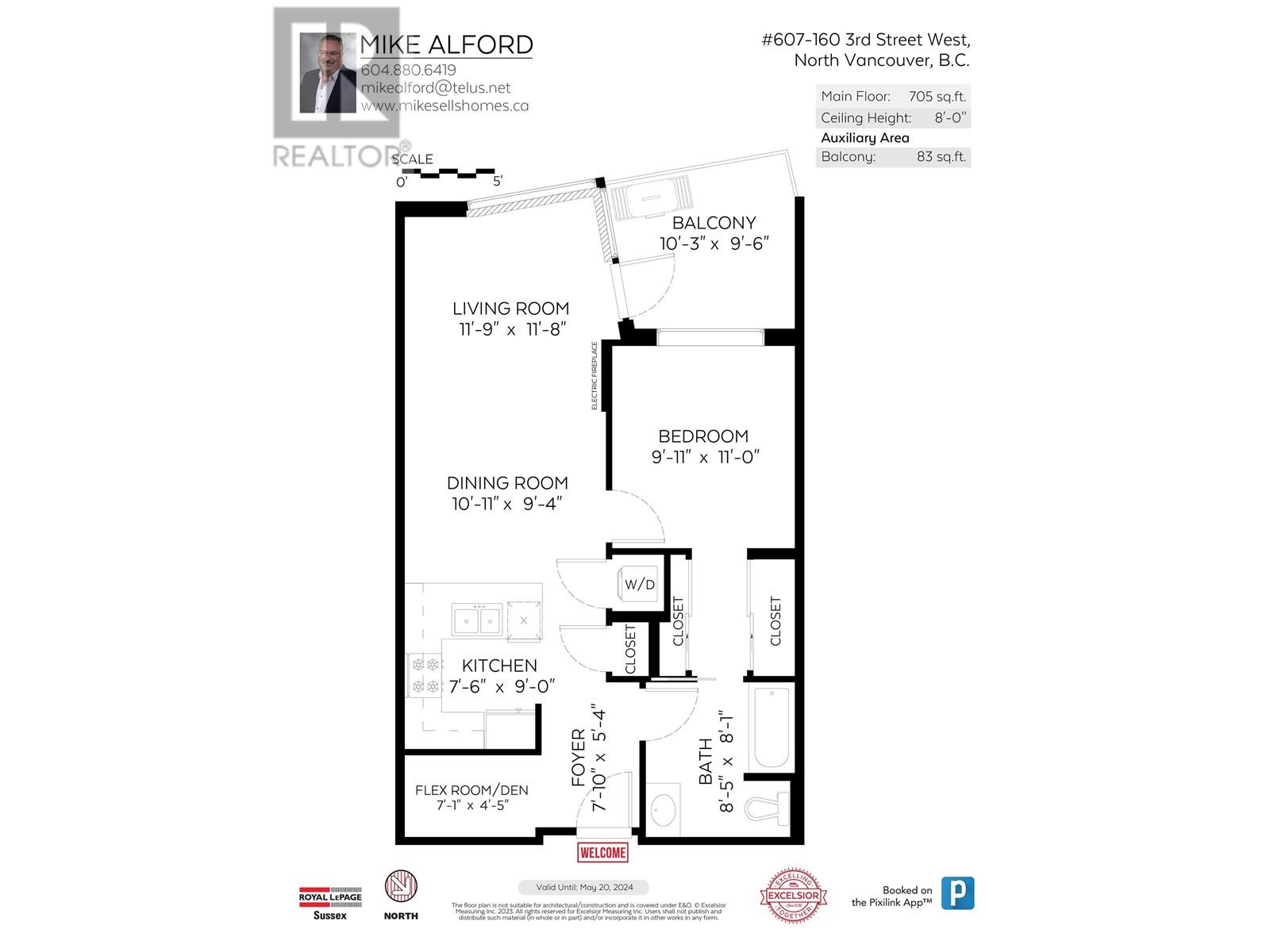 607 160 W 3rd Street, North Vancouver, British Columbia  V7M 0A9 - Photo 15 - R2818497