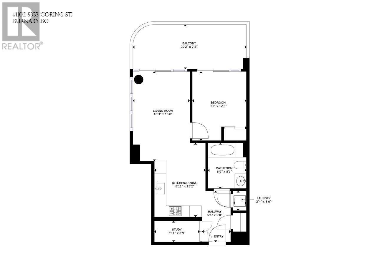 1102 5333 Goring Street, Burnaby, British Columbia  V5B 3A2 - Photo 18 - R2820122