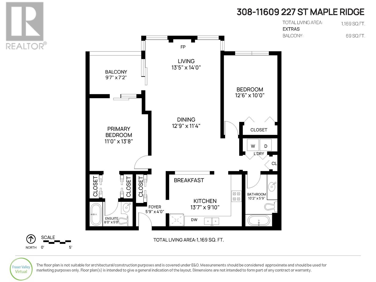 308 11609 227th Street, Maple Ridge, British Columbia  V2X 2L9 - Photo 14 - R2819791