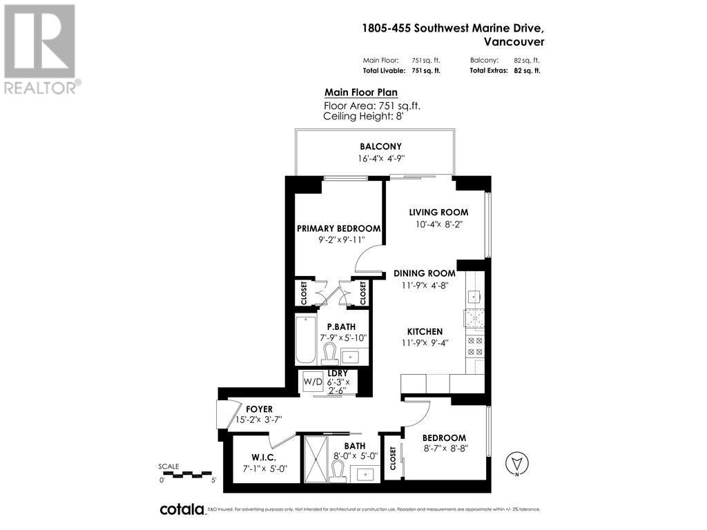 1805 455 Sw Marine Drive, Vancouver, British Columbia  V5X 0H3 - Photo 32 - R2820521