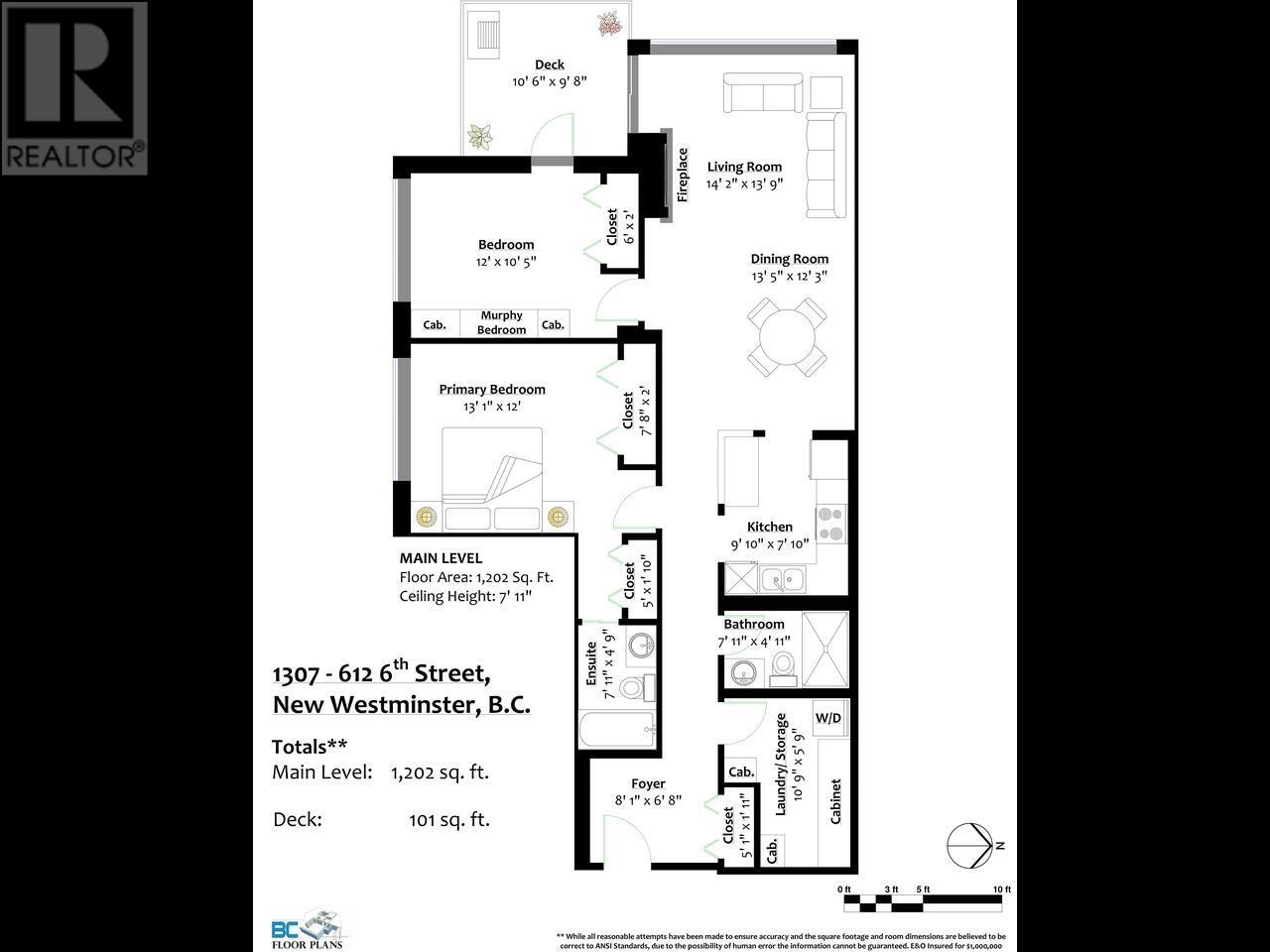 1307 612 Sixth Street, New Westminster, British Columbia  V3L 5V2 - Photo 39 - R2818786