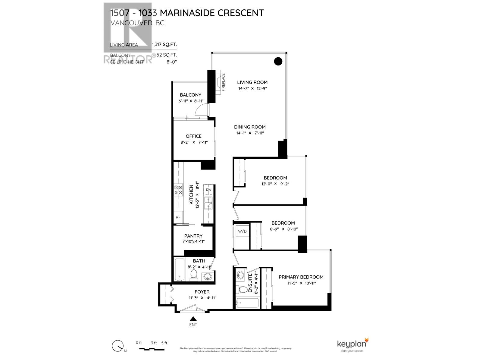1507 1033 Marinaside Crescent, Vancouver, British Columbia  V6Z 3A3 - Photo 31 - R2801774