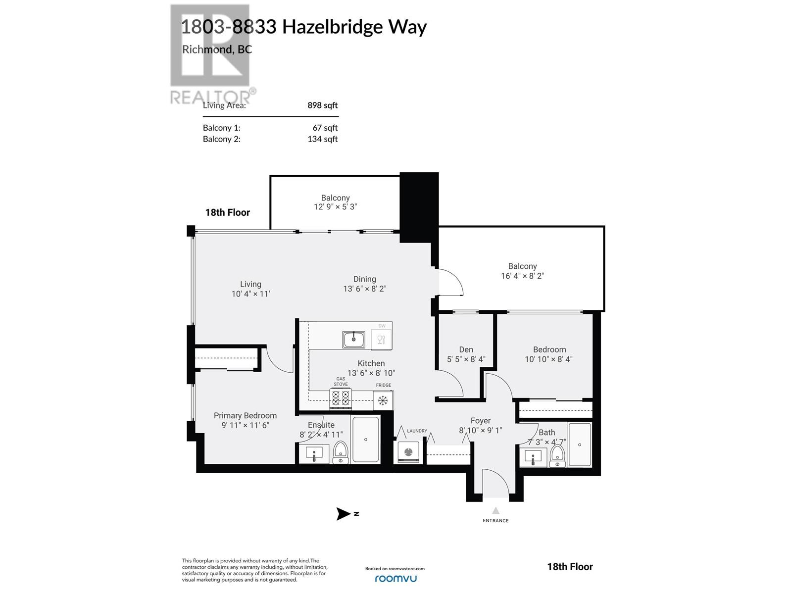 1803 8833 Hazelbridge Way, Richmond, British Columbia  V6X 0N3 - Photo 24 - R2821736