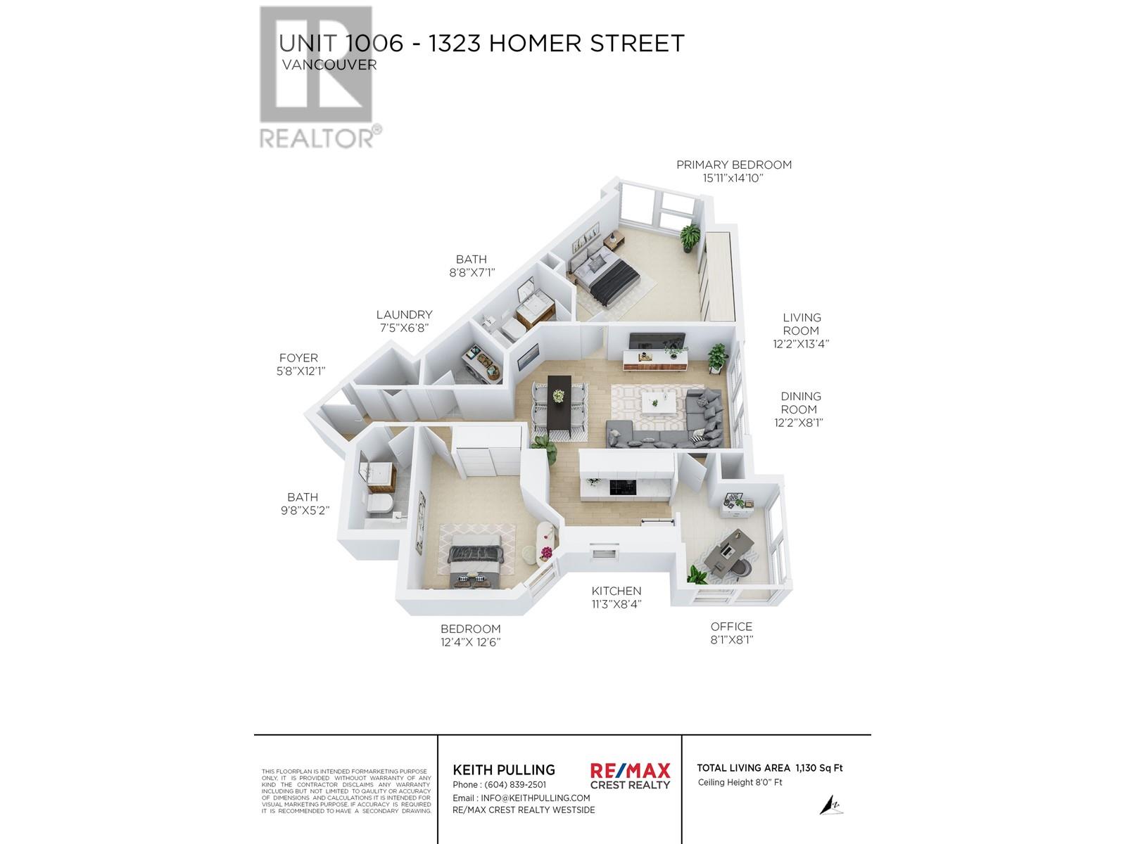 1006 1323 Homer Street, Vancouver, British Columbia  V6B 5T1 - Photo 10 - R2821851