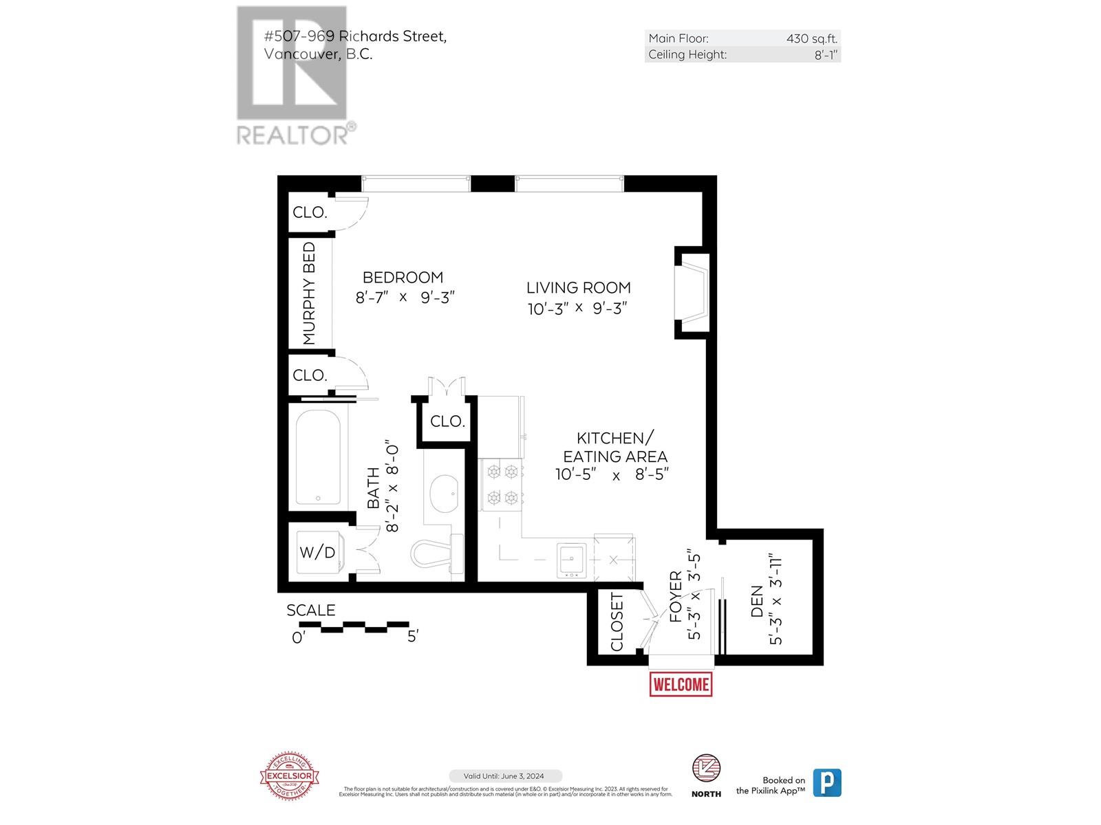 507 969 Richards Street, Vancouver, British Columbia  V6B 1A8 - Photo 21 - R2822065