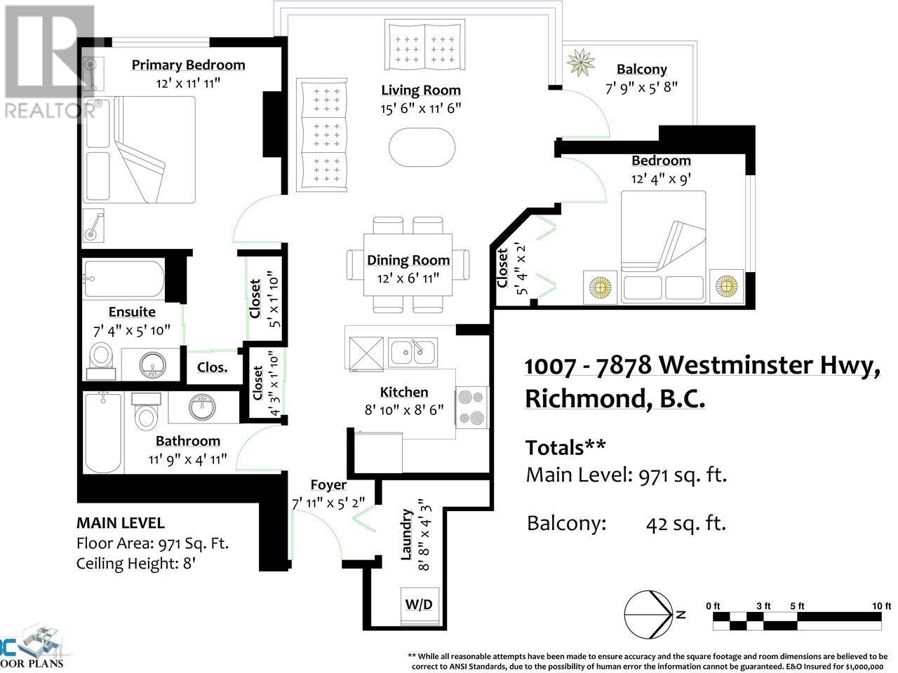 1007 7878 Westminster Highway, Richmond, British Columbia  V6X 4A2 - Photo 21 - R2822157