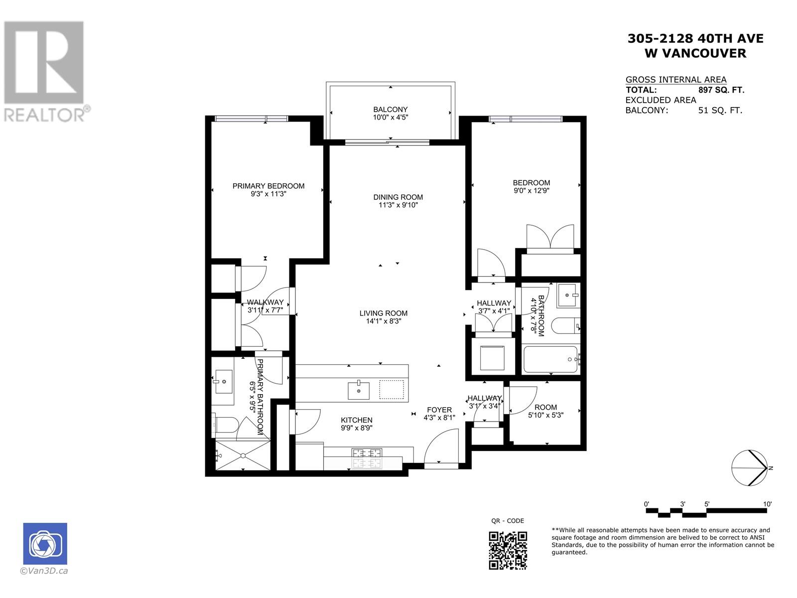 305 2128 W 40th Avenue, Vancouver, British Columbia  V6M 1W5 - Photo 2 - R2822316