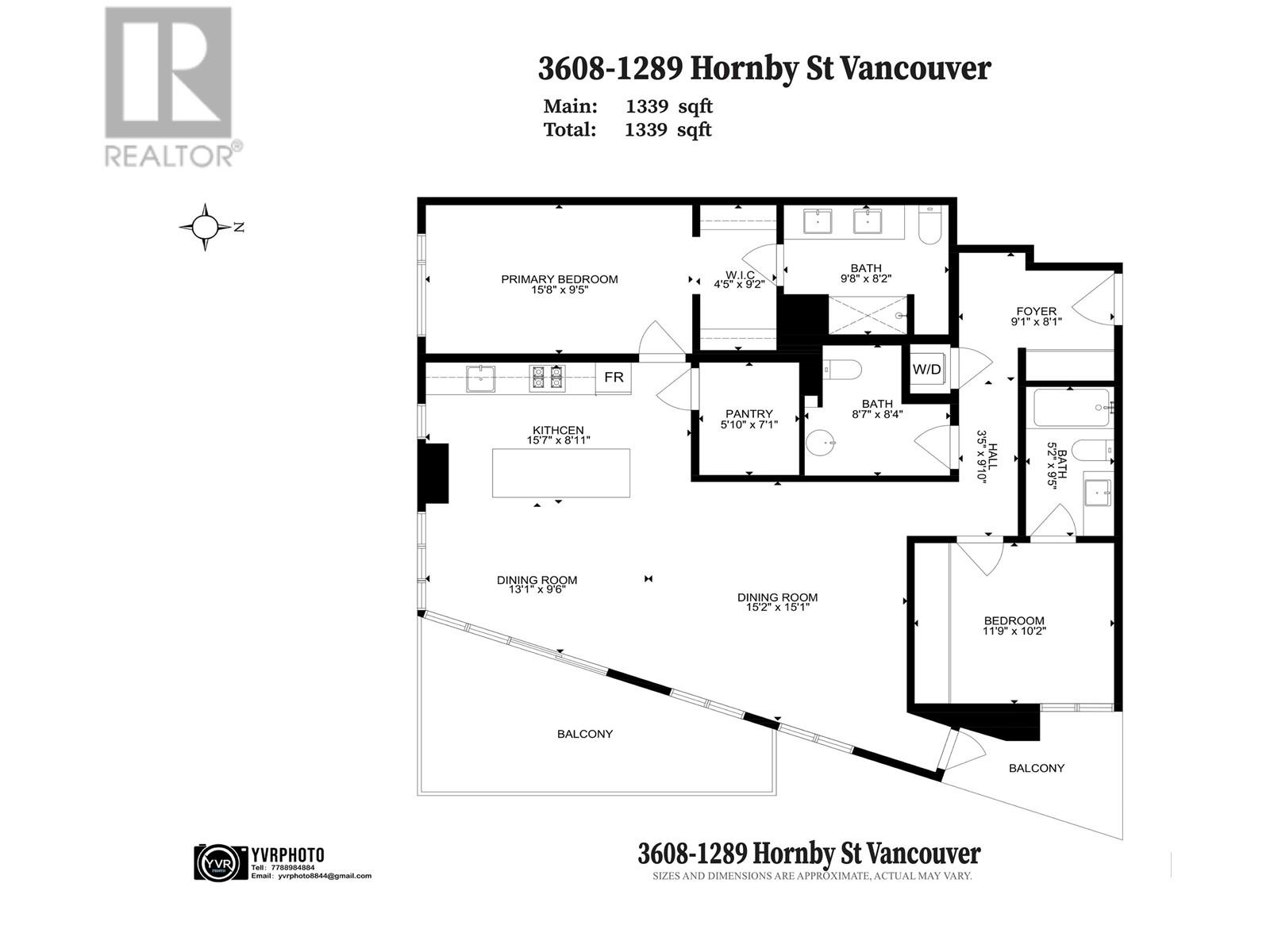 3608 1289 Hornby Street, Vancouver, British Columbia  V6Z 0G7 - Photo 22 - R2822462