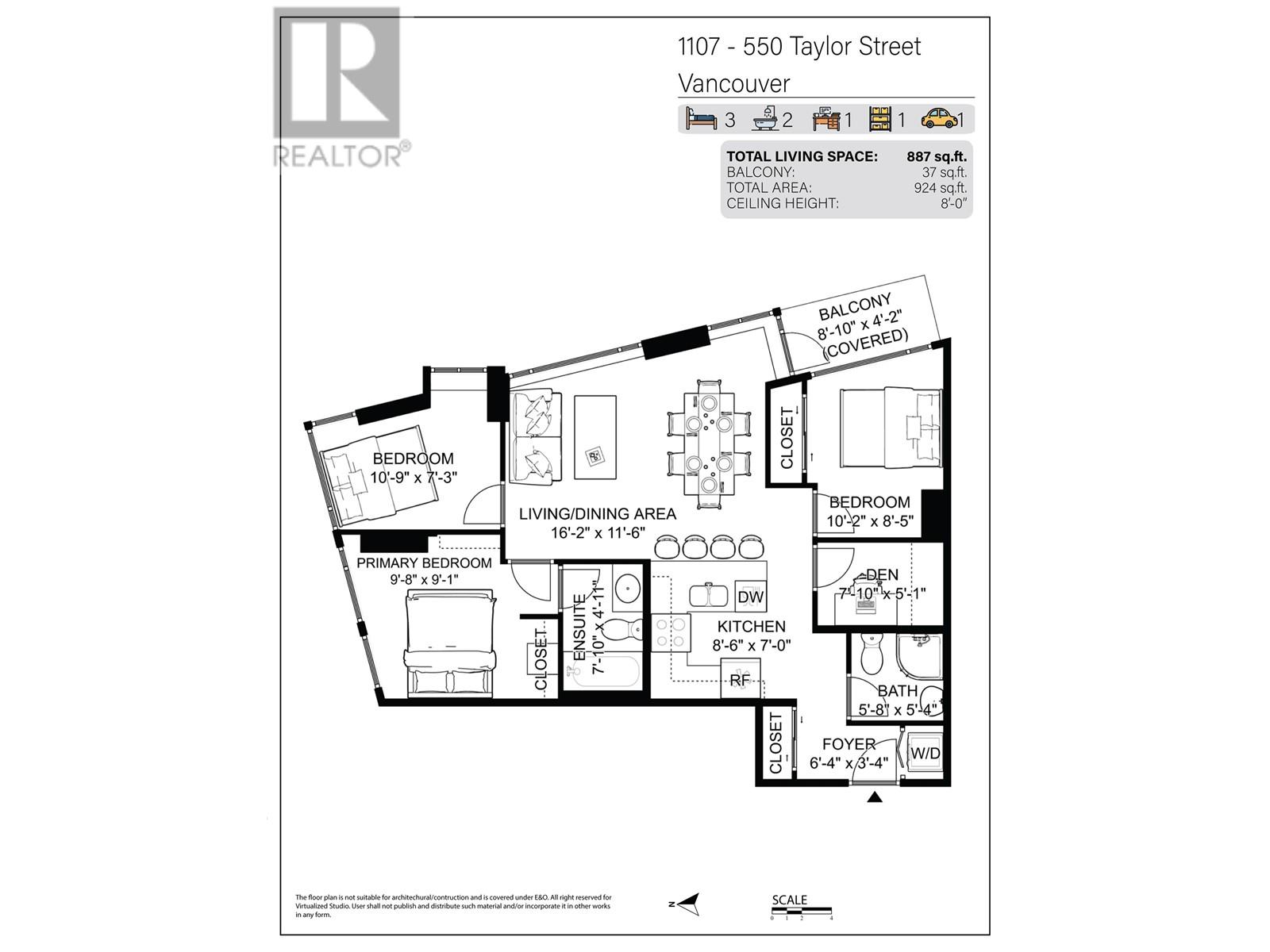 1107 550 Taylor Street, Vancouver, British Columbia  V6B 1R1 - Photo 34 - R2822988