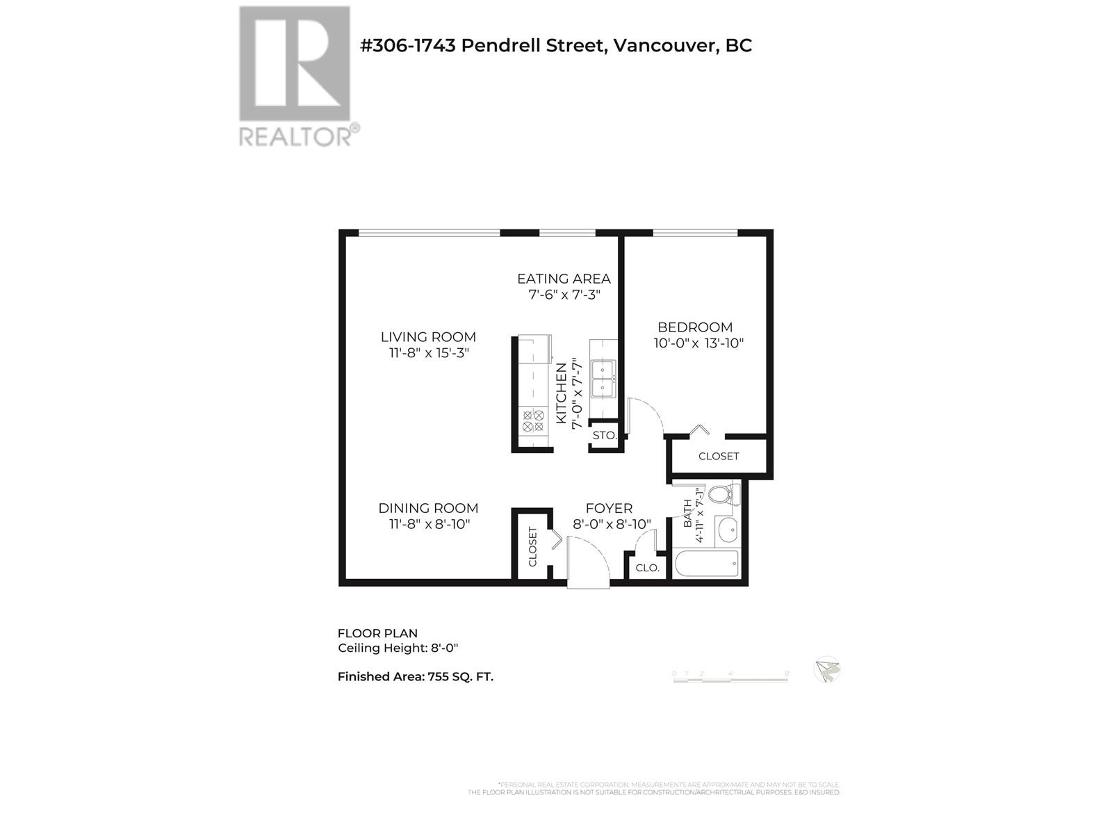 306 1743 Pendrell Street, Vancouver, British Columbia  V6G 1T2 - Photo 15 - R2823266