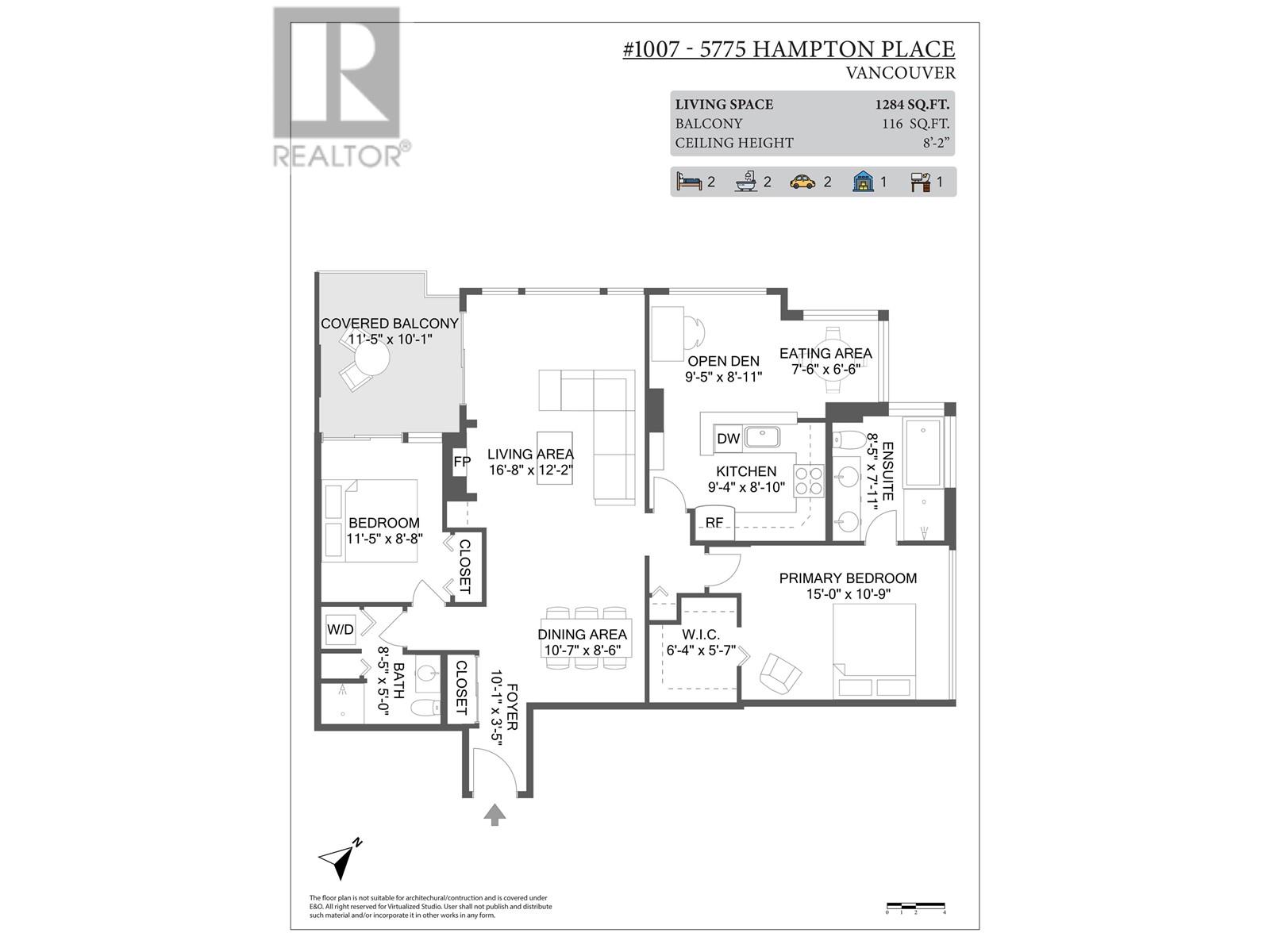 1007 5775 Hampton Place, Vancouver, British Columbia  V6T 2G6 - Photo 33 - R2823681