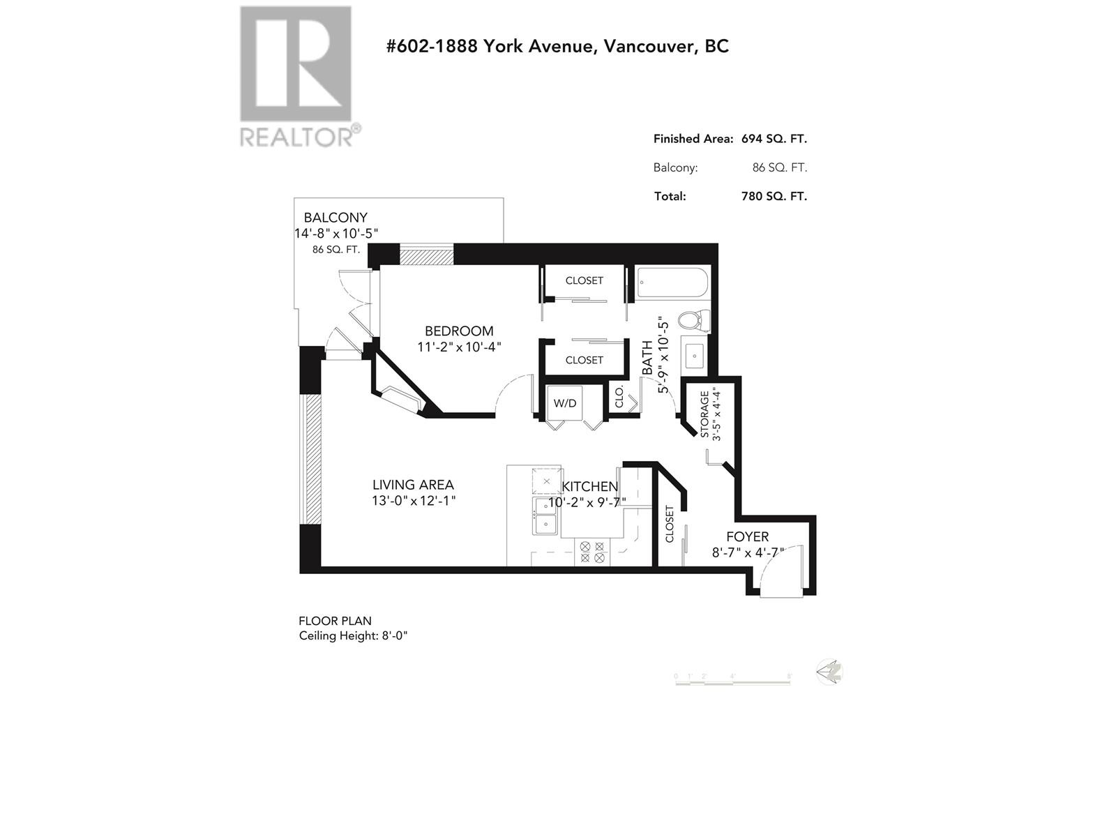 602 1888 York Avenue, Vancouver, British Columbia  V6J 5H8 - Photo 33 - R2823841