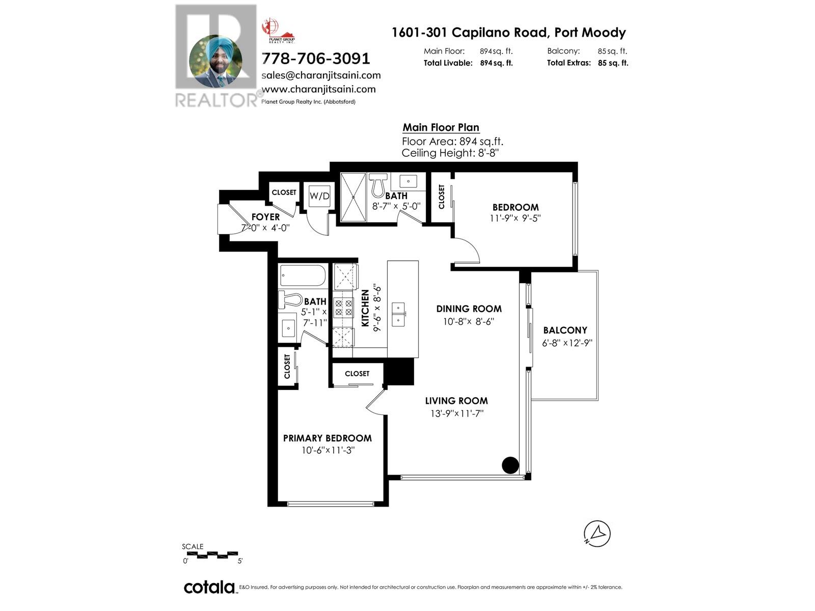 1601 301 Capilano Road, Port Moody, British Columbia  V3H 0G6 - Photo 39 - R2823106