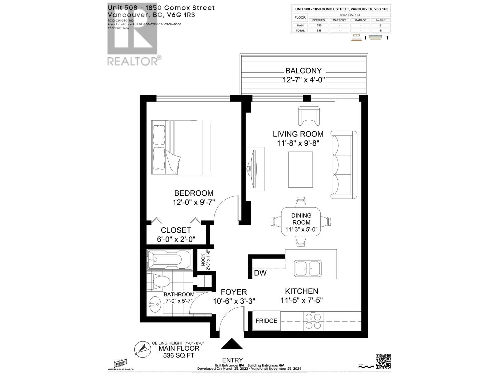 508 1850 Comox Street, Vancouver, British Columbia  V6G 1R3 - Photo 24 - R2817454