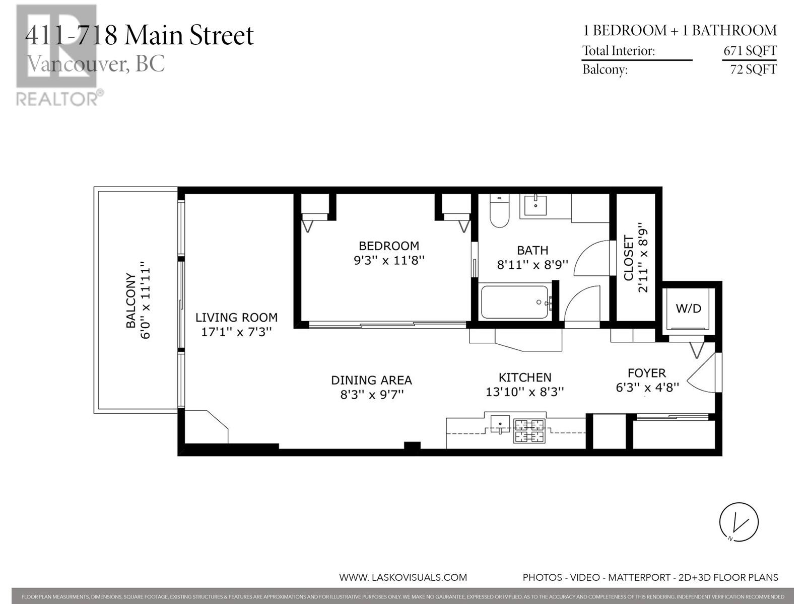 411 718 Main Street, Vancouver, British Columbia  V6A 0B1 - Photo 24 - R2824027
