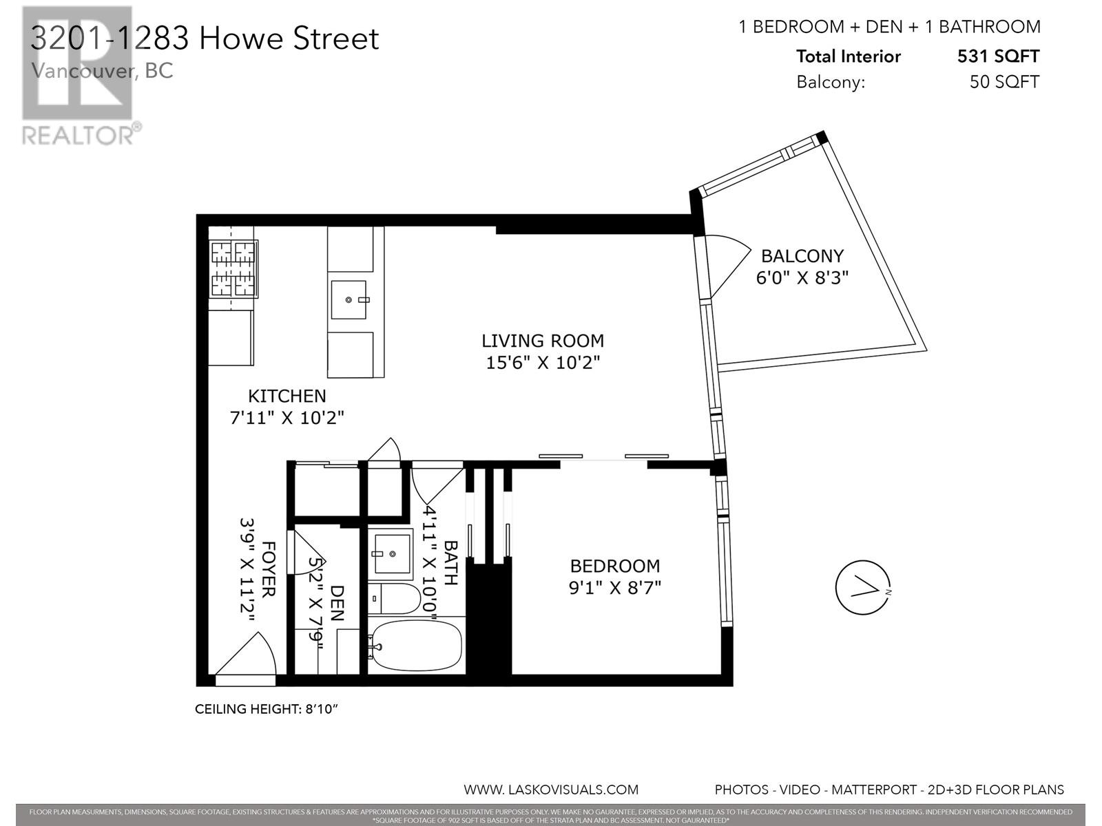 3201 1283 Howe Street, Vancouver, British Columbia  V6Z 0E3 - Photo 38 - R2824213