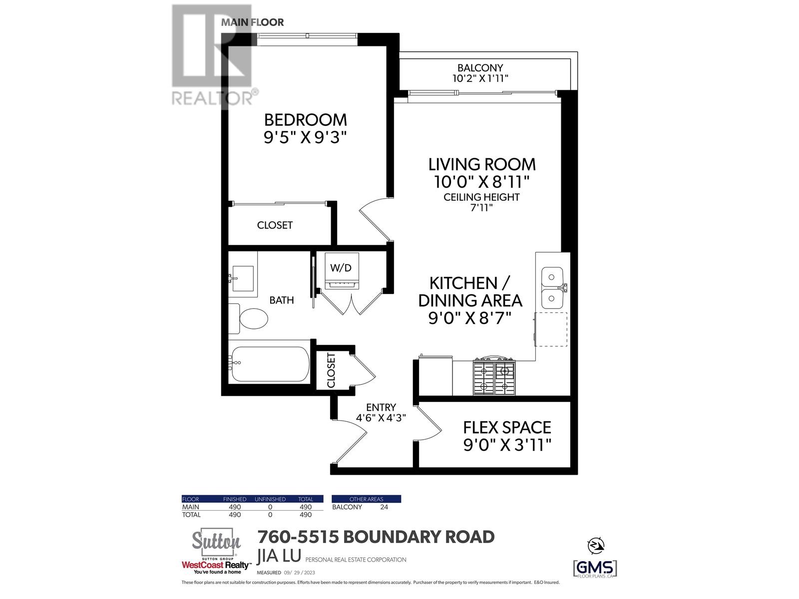 Listing Picture 12 of 12 : 760 5515 BOUNDARY ROAD, Vancouver / 溫哥華 - 魯藝地產 Yvonne Lu Group - MLS Medallion Club Member