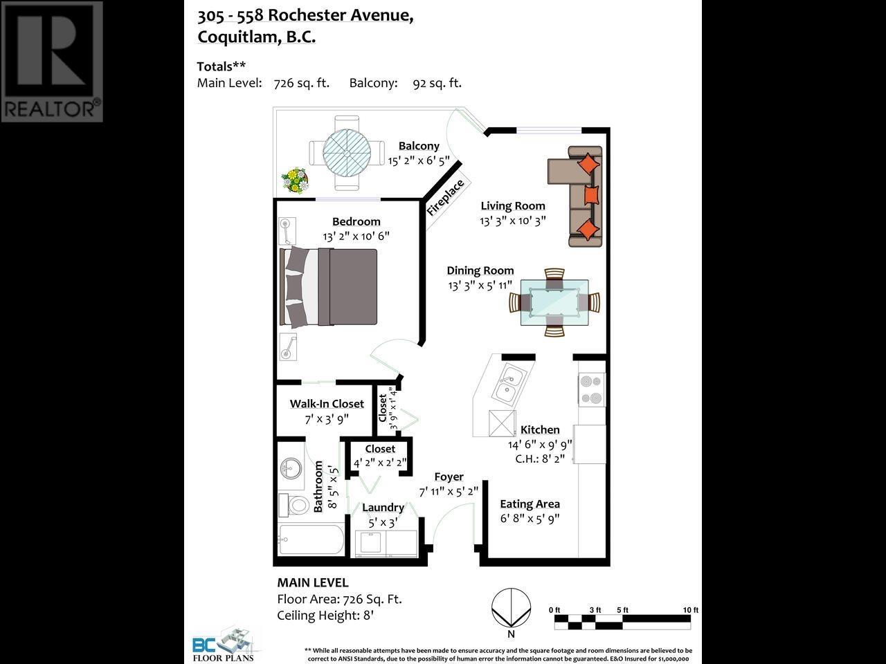 305 558 Rochester Avenue, Coquitlam, British Columbia  V3K 2T9 - Photo 20 - R2824380