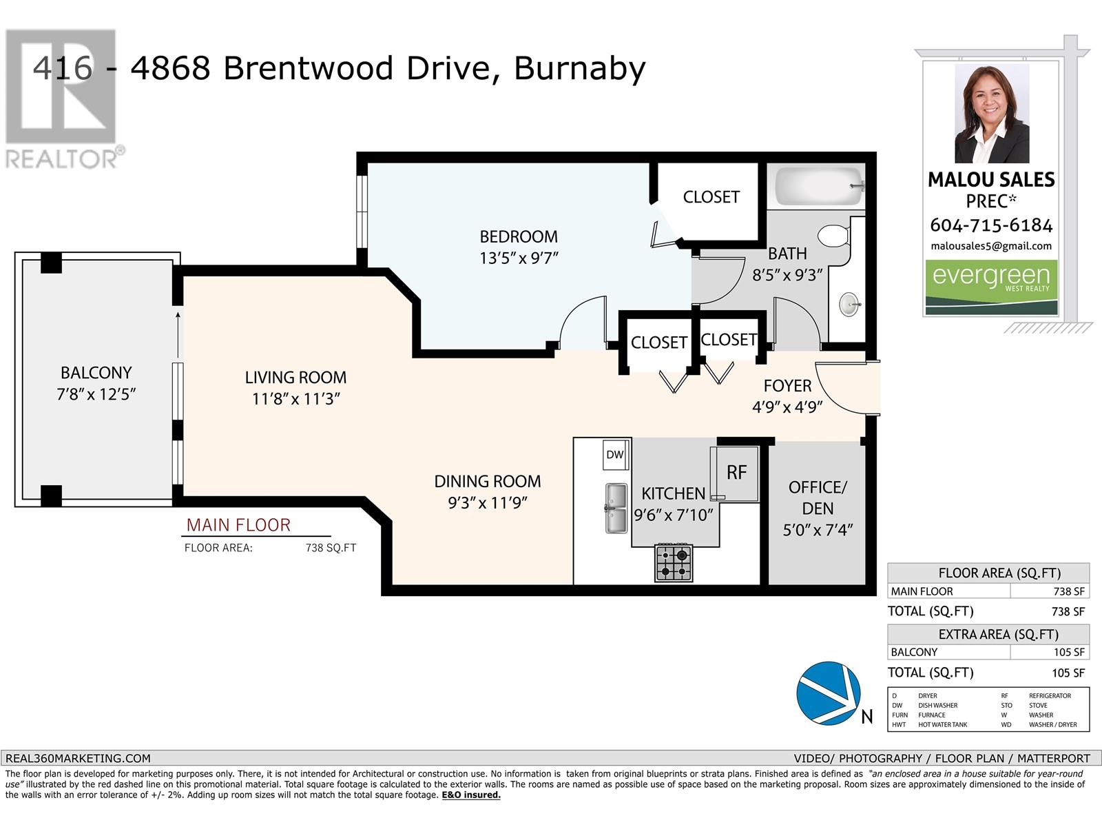 416 4868 Brentwood Drive, Burnaby, British Columbia  V5C 0C2 - Photo 27 - R2824667