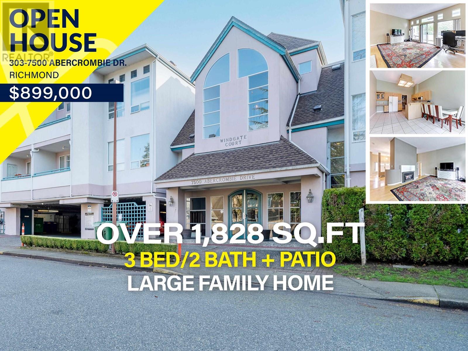 303 7500 ABERCROMBIE DRIVE, richmond, British Columbia