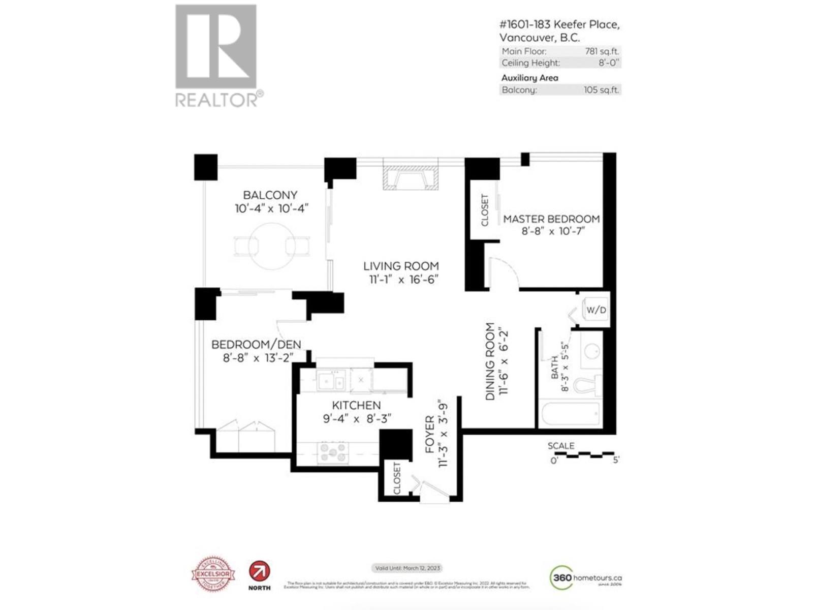 1601 183 Keefer Place, Vancouver, British Columbia  V6B 6R9 - Photo 22 - R2824926