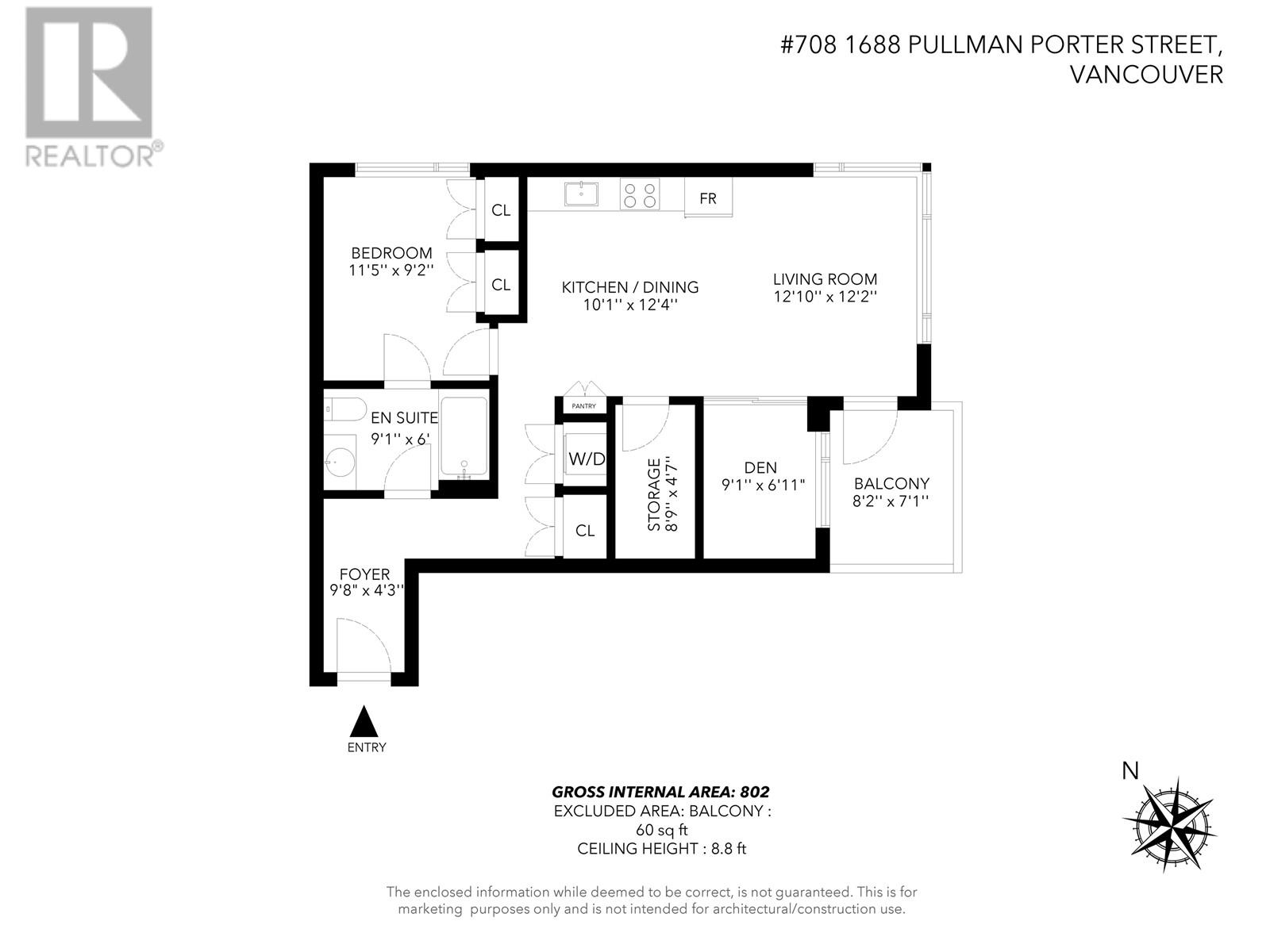 708 1688 Pullman Porter Street, Vancouver, British Columbia  V6A 0H3 - Photo 39 - R2825077
