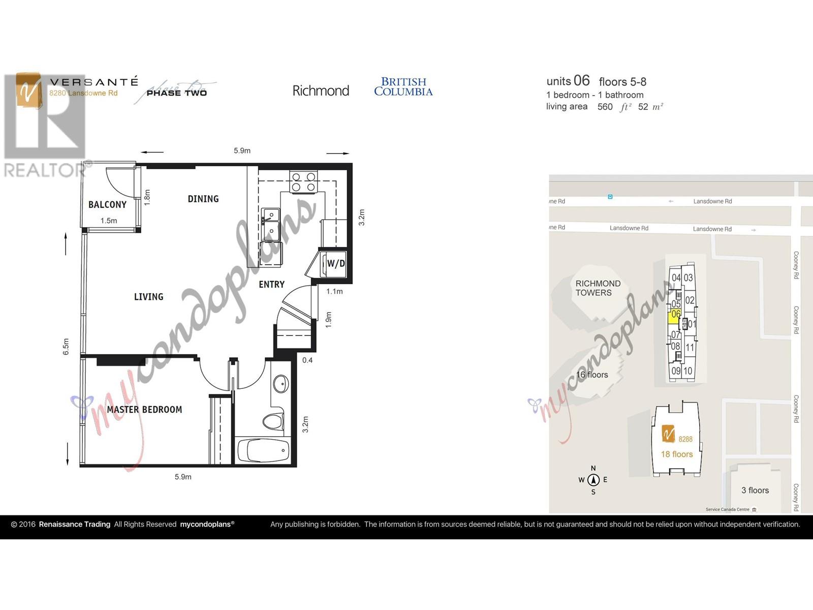 606 8280 Lansdowne Road, Richmond, British Columbia  V6X 0B2 - Photo 20 - R2821728