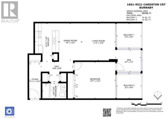 1601 9521 Cardston Court, Burnaby, British Columbia  V3N 4R8 - Photo 23 - R2822251