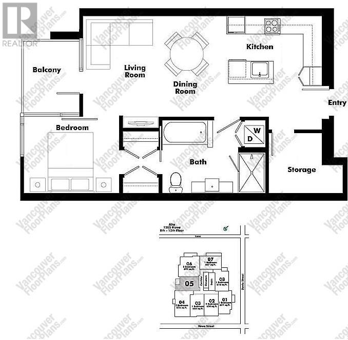 1005 1205 Howe Street, Vancouver, British Columbia  V6Z 0B2 - Photo 25 - R2825558