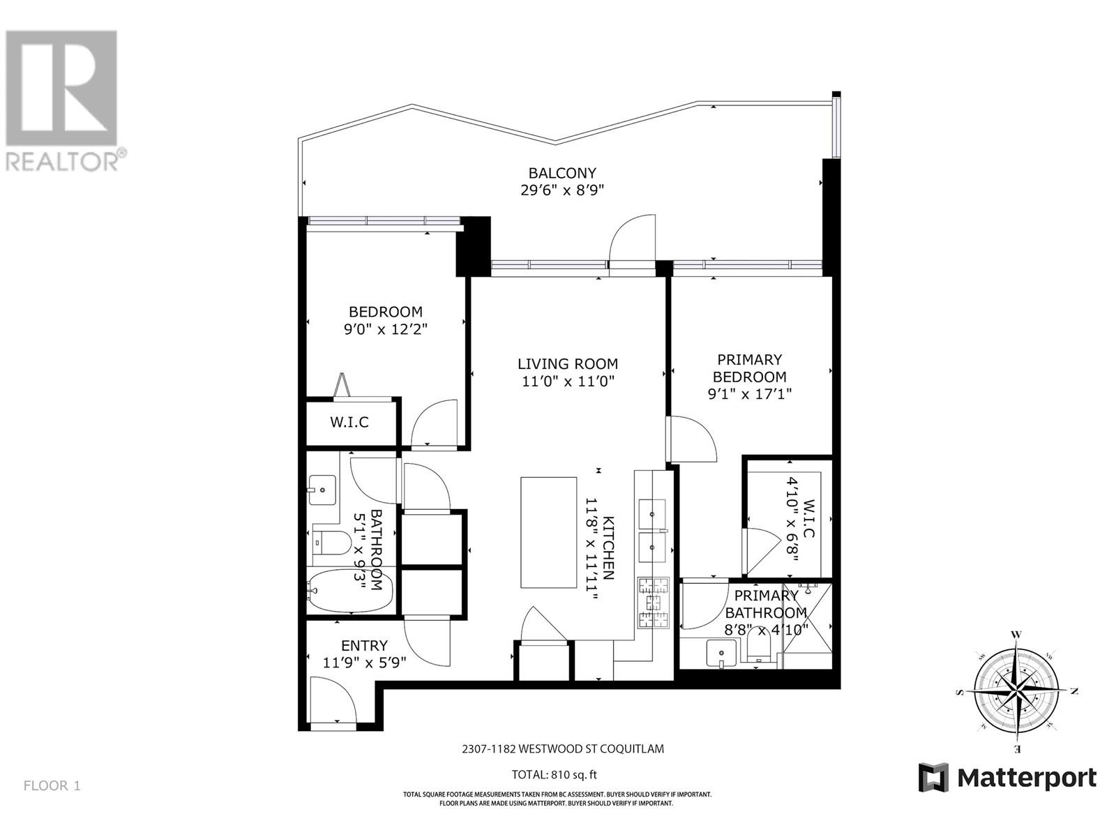 2307 1182 Westwood Street, Coquitlam, British Columbia  V3B 2P7 - Photo 28 - R2825706
