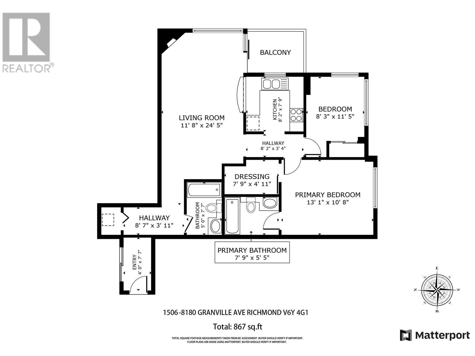 1506 8180 Granville Avenue, Richmond, British Columbia  V6Y 4G1 - Photo 25 - R2804375