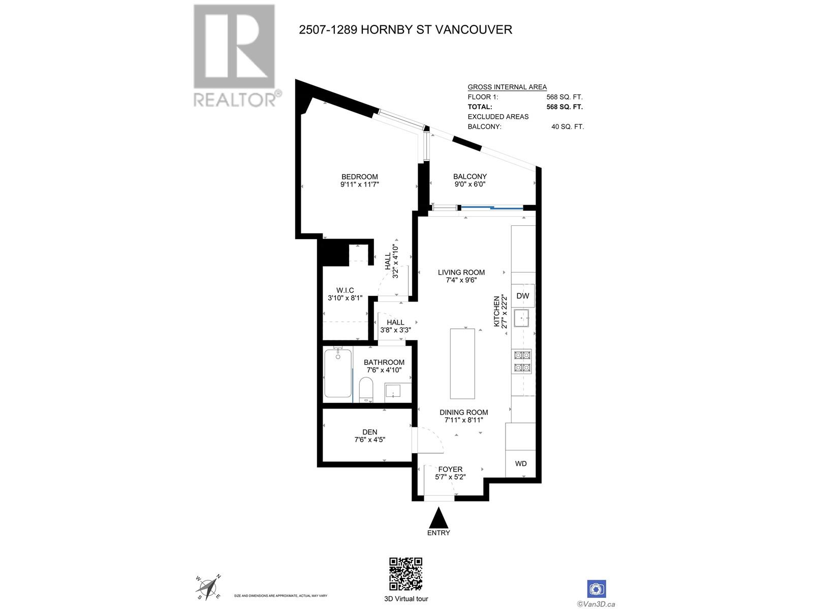 2507 1289 Hornby Street, Vancouver, British Columbia  V6Z 0G7 - Photo 38 - R2825998