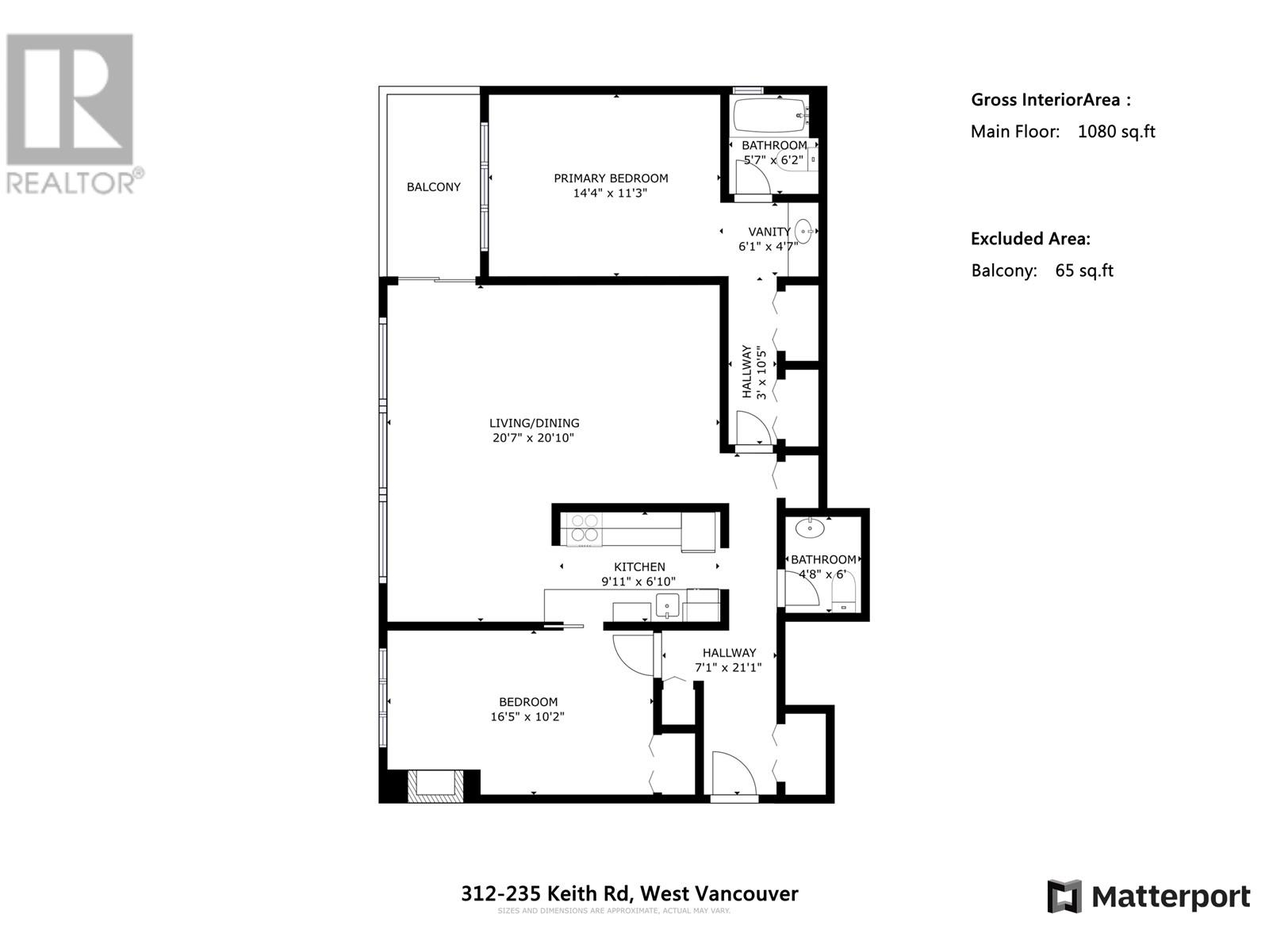 312 235 Keith Road, West Vancouver, British Columbia  V7T 1L5 - Photo 4 - R2825679