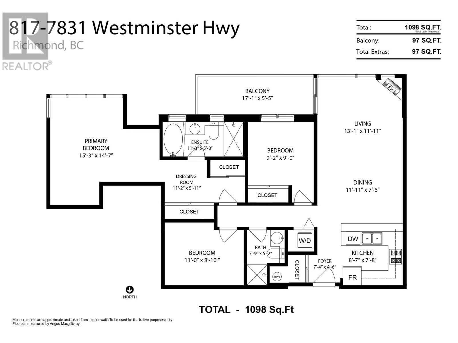 817 7831 Westminster Highway, Richmond, British Columbia  V6X 4J4 - Photo 23 - R2818267