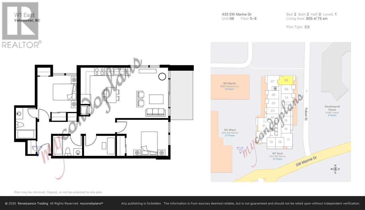 808 433 Sw Marine Drive, Vancouver, British Columbia  V5X 0H5 - Photo 23 - R2826053