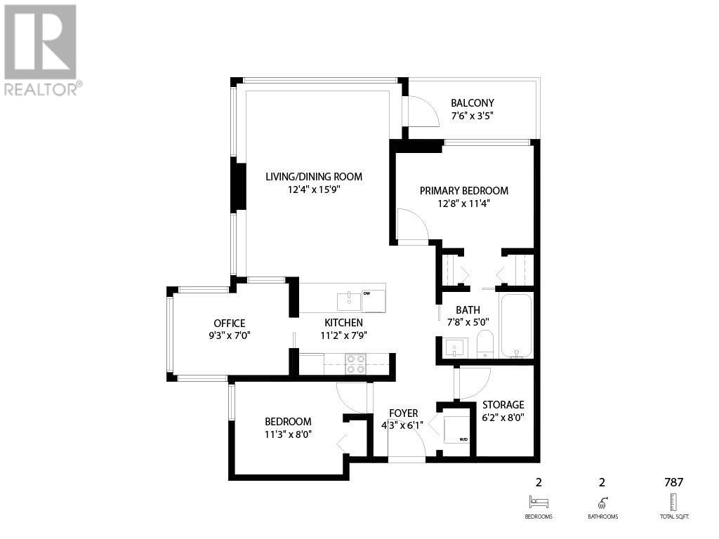 1602 161 W Georgia Street, Vancouver, British Columbia  V6B 0K9 - Photo 26 - R2801110