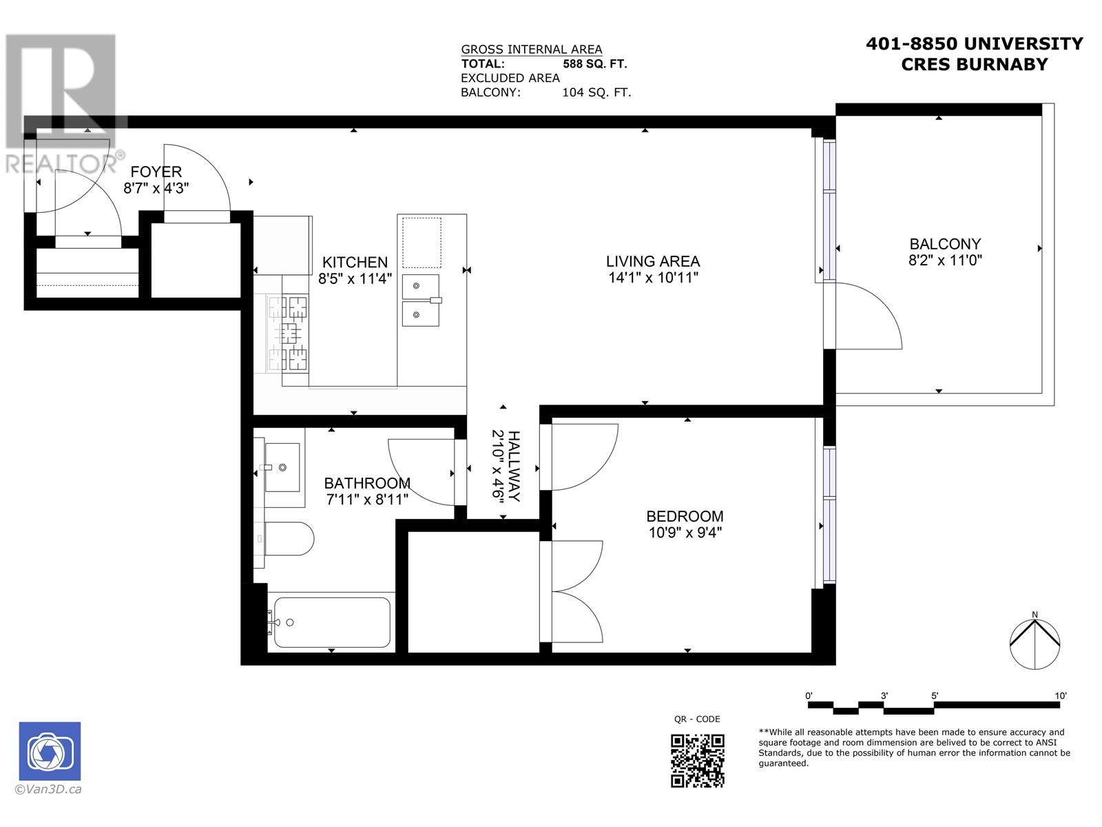 401 8850 University Crescent, Burnaby, British Columbia  V5A 4Y8 - Photo 24 - R2825470