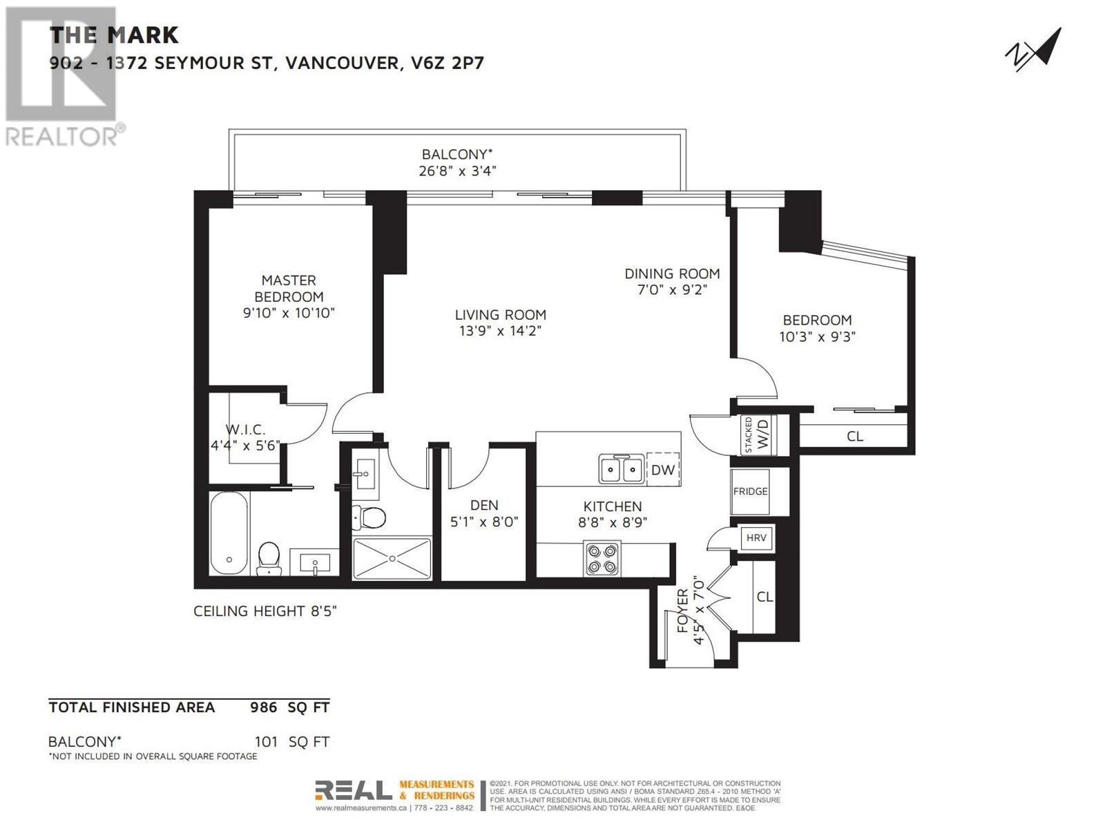 902 1372 Seymour Street, Vancouver, British Columbia  V6Z 2P7 - Photo 21 - R2824400