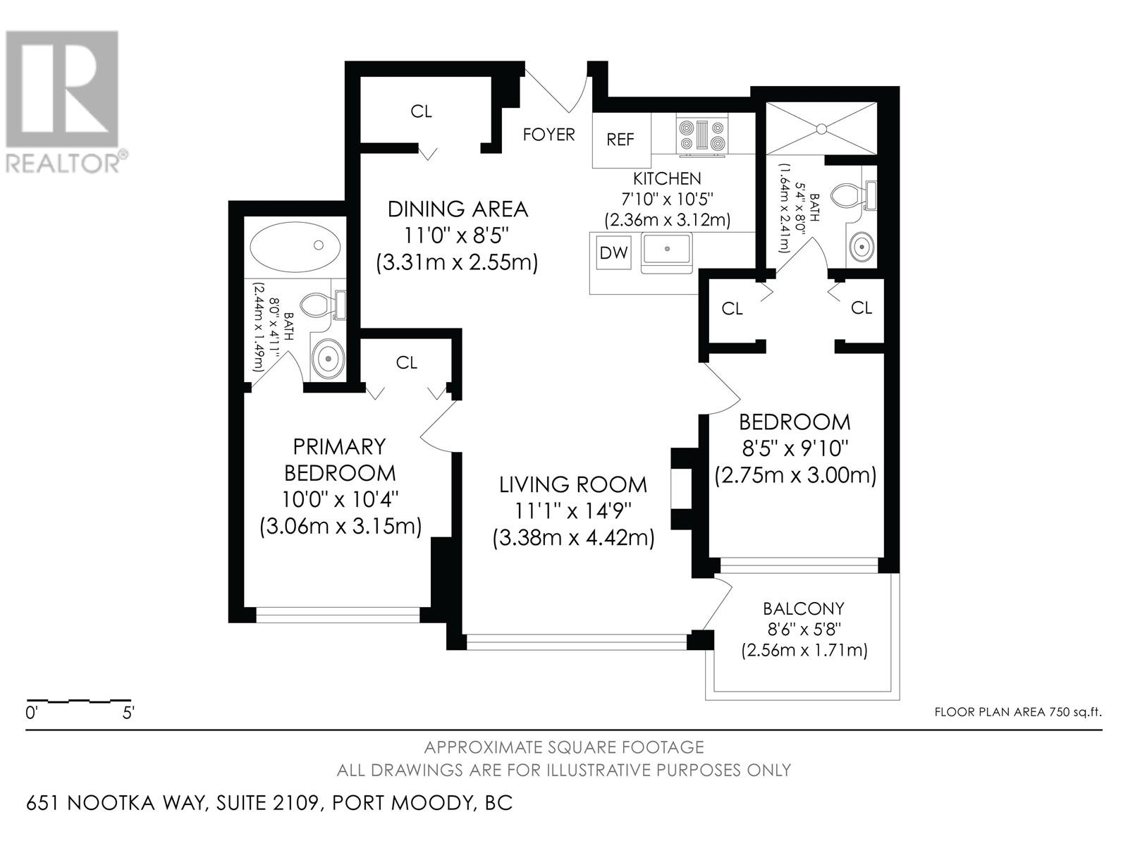 2109 651 Nootka Way, Port Moody, British Columbia  V3H 0A1 - Photo 40 - R2826807