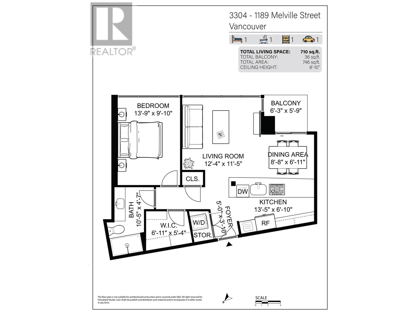 3304 1189 Melville Street, Vancouver, British Columbia  V6E 4T8 - Photo 28 - R2827472