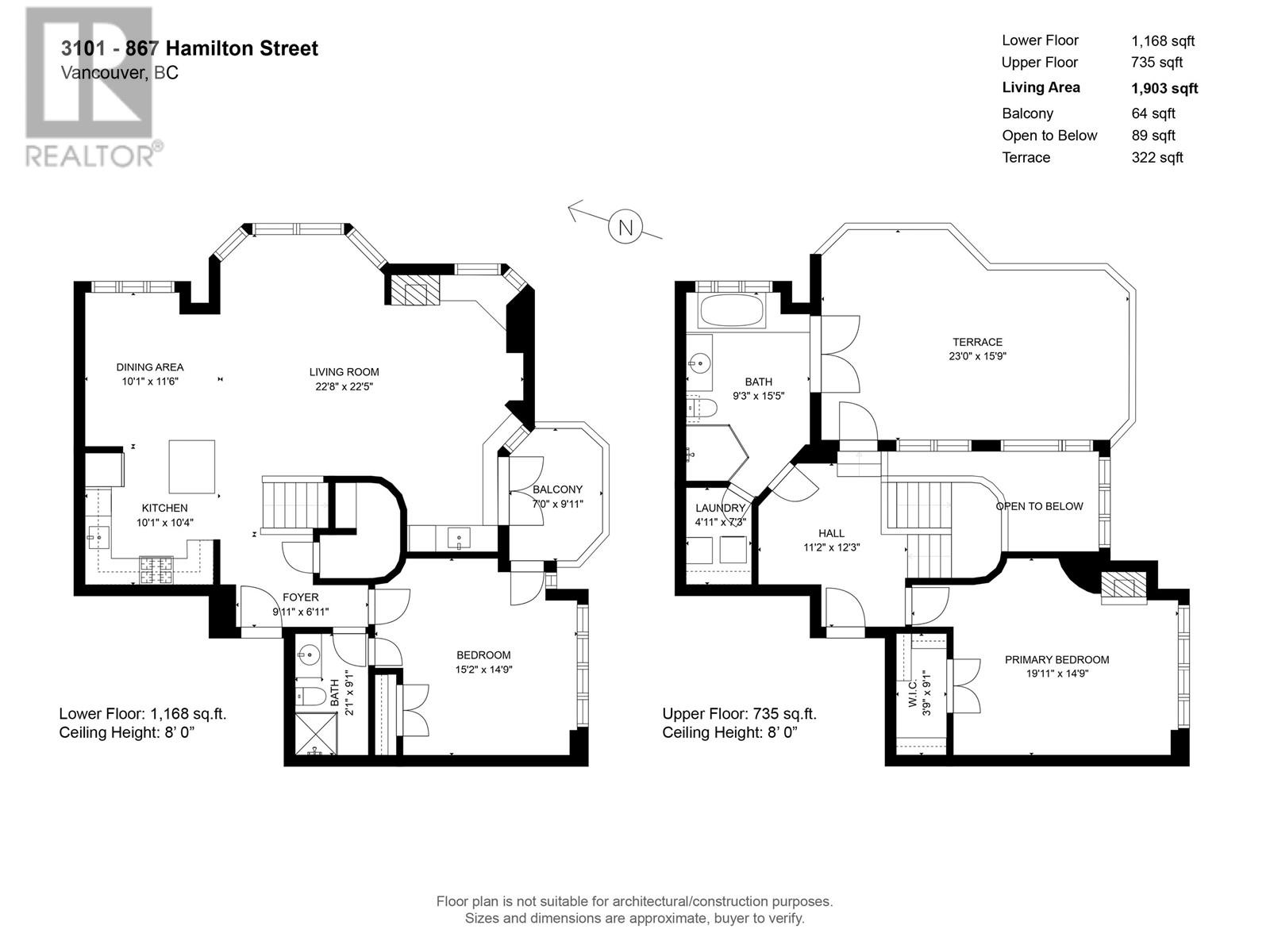 3101 867 Hamilton Street, Vancouver, British Columbia  V6B 6B7 - Photo 35 - R2827533