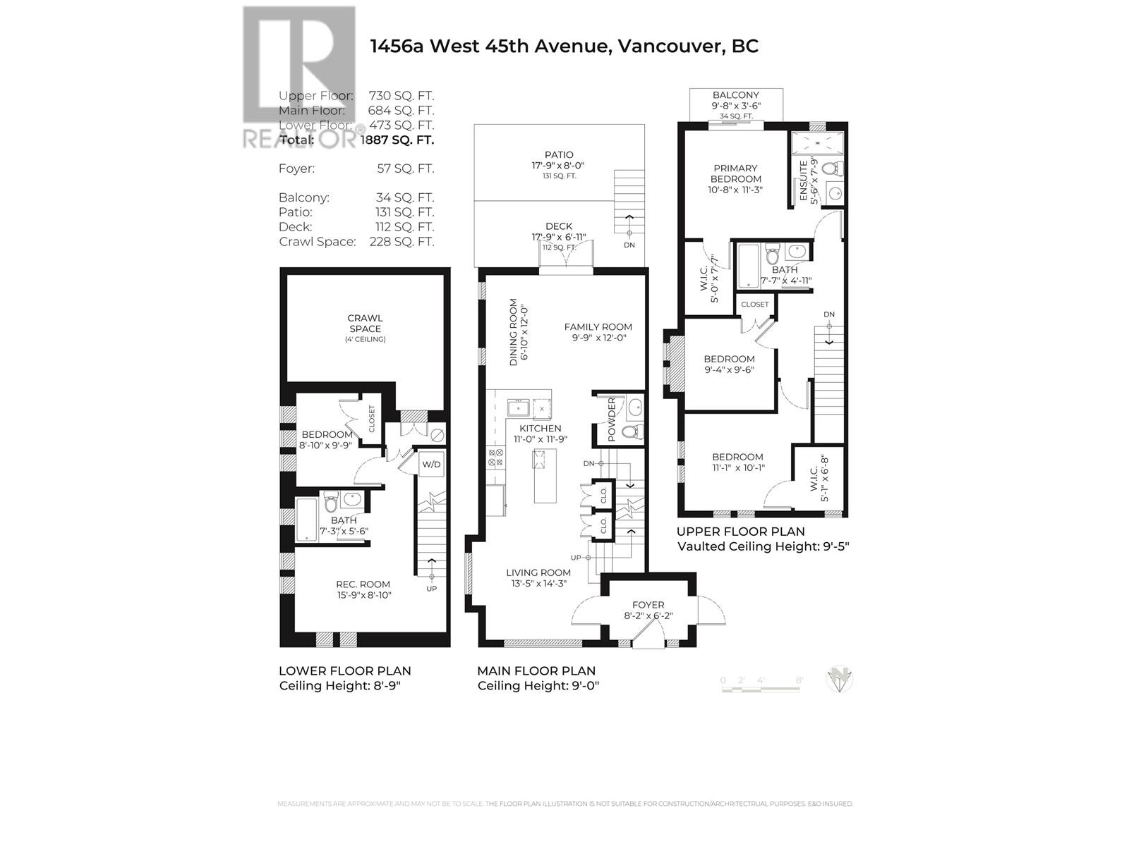 1 1456 W 45th Avenue, Vancouver, British Columbia  V6M 2H1 - Photo 11 - R2828050