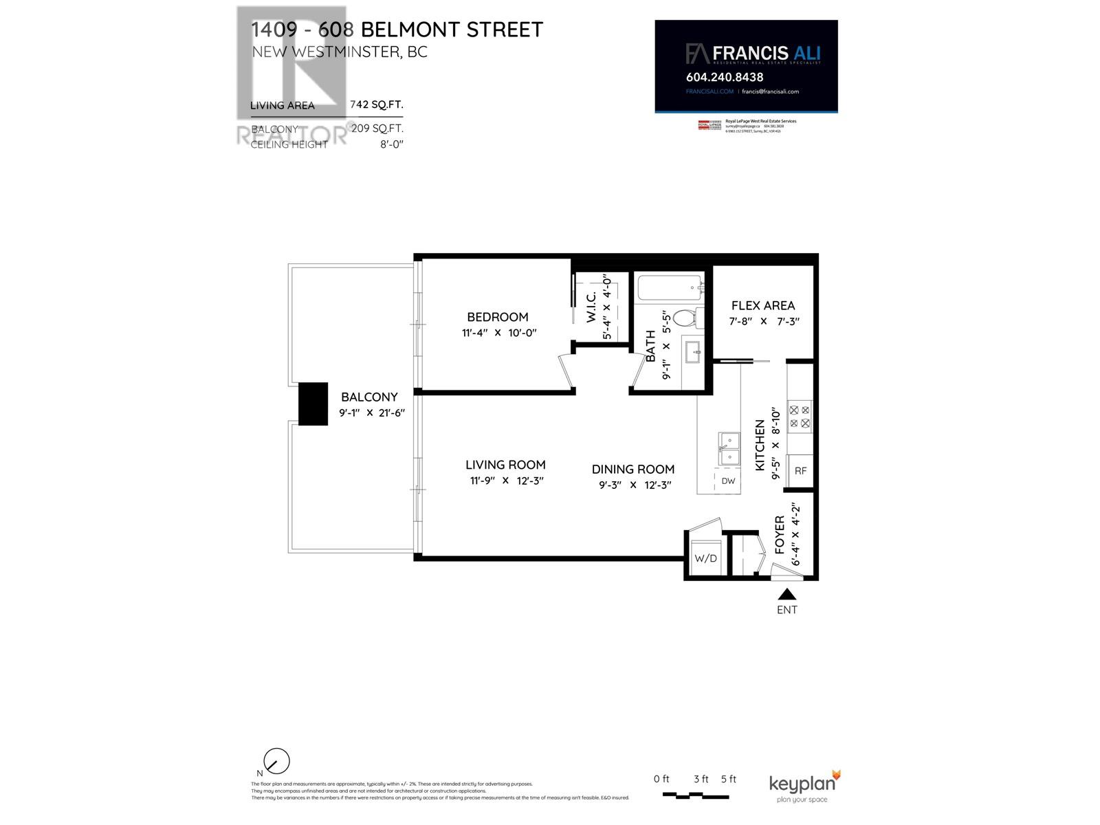 1409 608 Belmont Street, New Westminster, British Columbia  V3M 0G8 - Photo 17 - R2827360