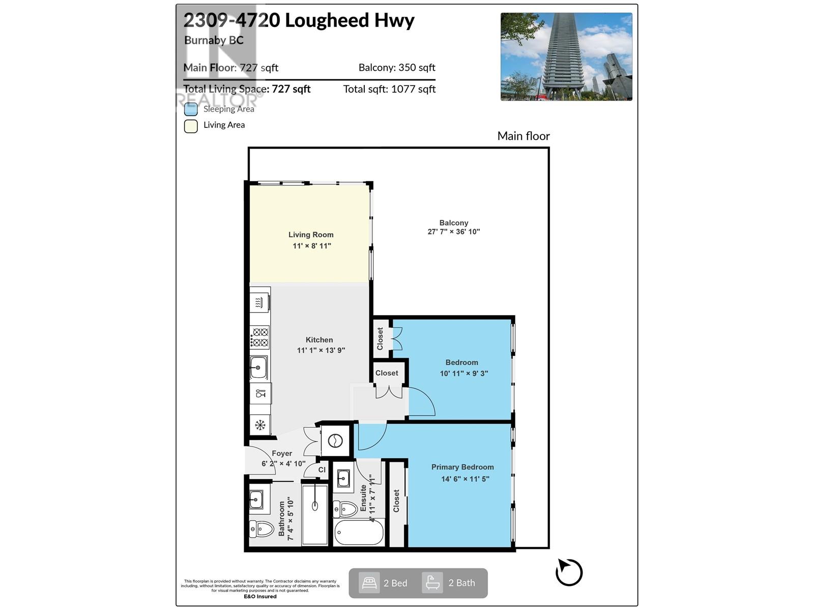 2309 4720 Lougheed Highway, Burnaby, British Columbia  V5C 0M8 - Photo 28 - R2825571