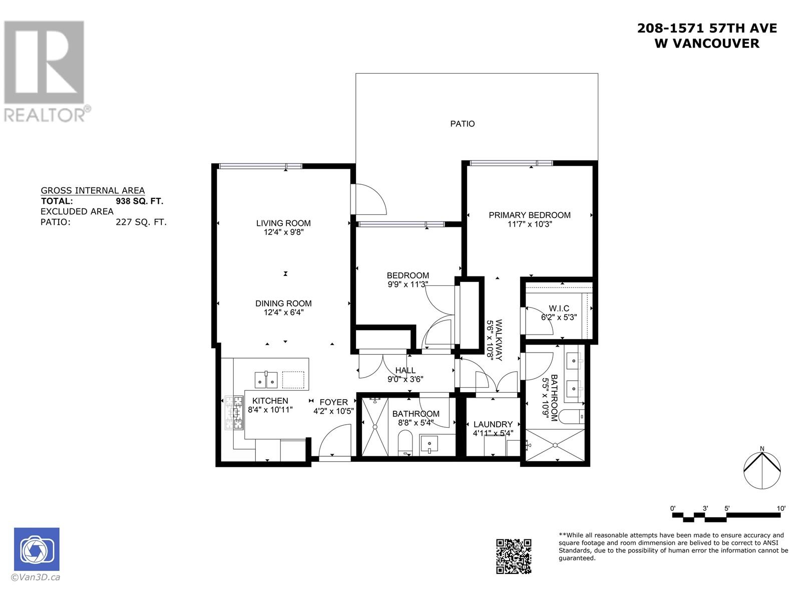 208 1571 W 57th Avenue, Vancouver, British Columbia  V6P 0H7 - Photo 2 - R2817382